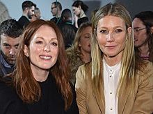 Первый ряд: Гвинет Пэлтроу, Сара Джессика Паркер и другие на шоу Calvin Klein