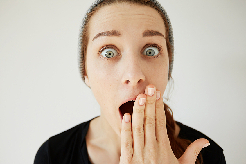 Не стесняйтесь проявить удивление, только оно должно быть приятным, а не таким, как на этом слайде.