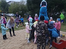 Новую детскую площадку подарил инвестор 1-му микрорайону ГПЗ-23 Вологды