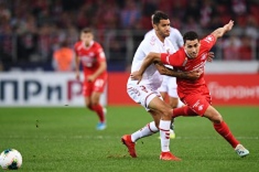 «Брага» вышла вперёд в матче со «Спартаком» благодаря голу Р. Орты