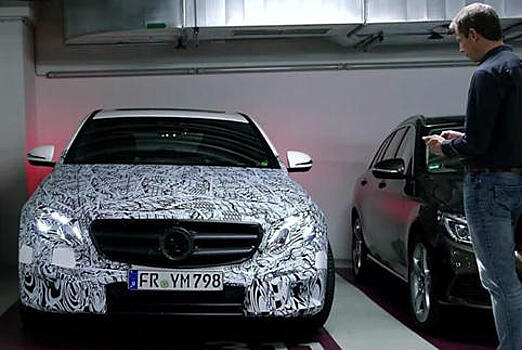 «Мерседес» показал автоматическую парковку нового E-Class