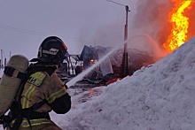 Пожар на складе газовых баллонов в Ульяновске локализован
