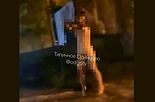 Голая девушка станцевала на улицах Подмосковья и попала на видео