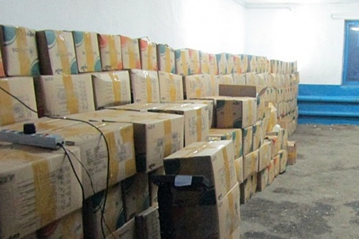 Тюменские таможенники задержали груз с 21 тонной насвая