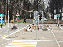 В рязанском ЦПКиО начались работы по созданию детского автогородка