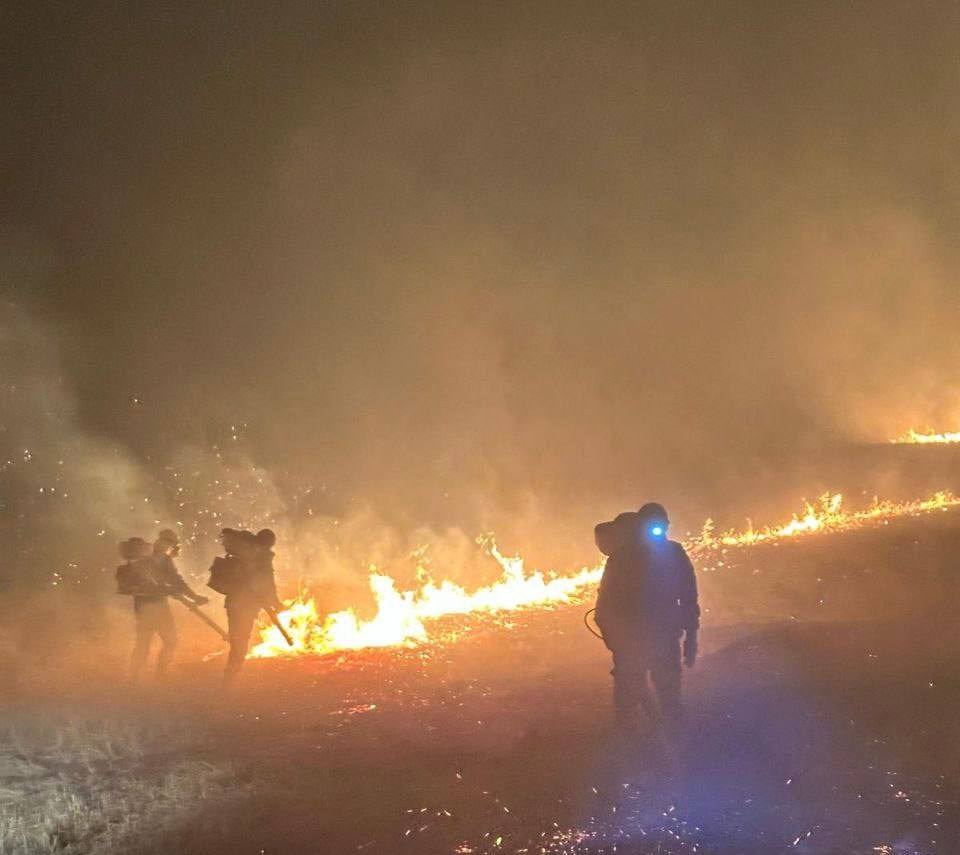 СМИ: Федеральную трассу Чита—Забайкальск перекрыли из-за мощного лесного пожара