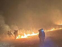 Природный пожар подступил к городу Циолковский у космодрома Восточный