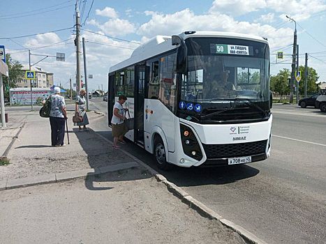 В Кургане новые автобусы запустили на трех маршрутах