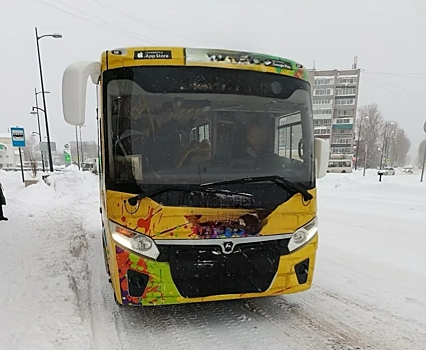 В Сарапуле автобус №91 «потерял колеса»