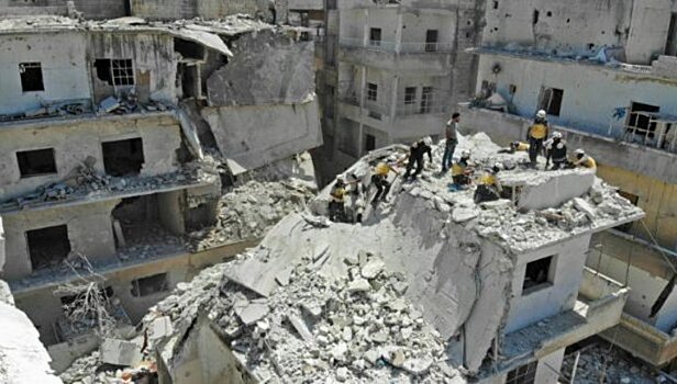 Авиаудар по рынку в Идлибе: 11 человек погибли