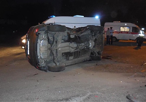 Не уступила дорогу мотоциклисту