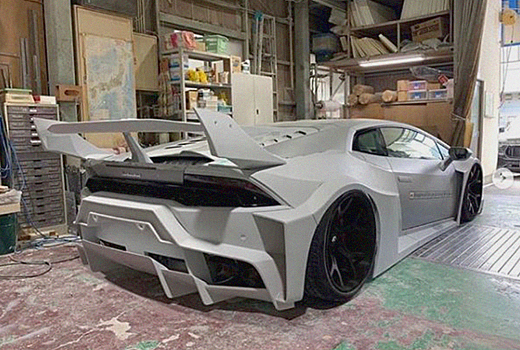 Lamborghini Huracan «примерил» безумный обвес