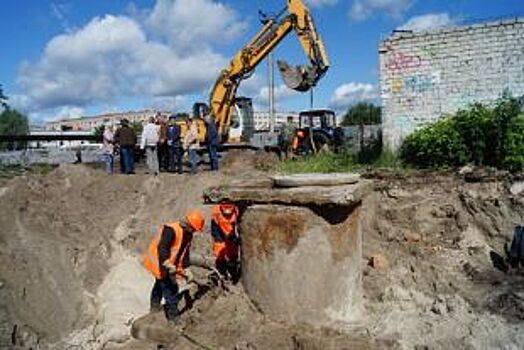 В Дзержинске началось строительство нового канализационного коллектора