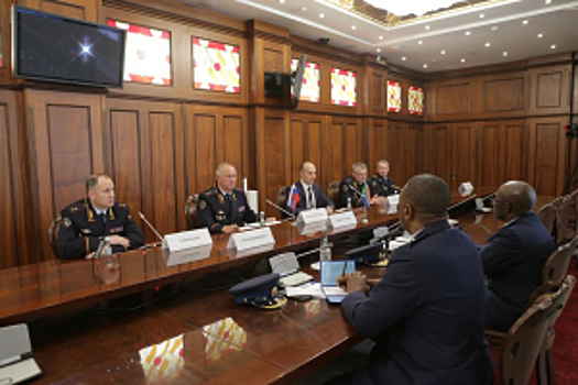 Александр Кравченко принял участие в рабочей встрече с делегацией полиции ЮАР