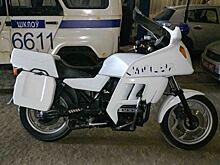 На продажу выставлен милицейский мотоцикл BMW из кортежа Лукашенко