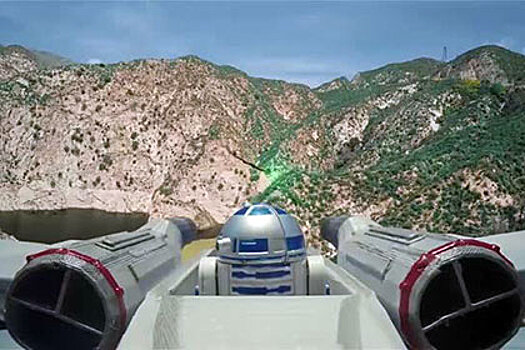 Дроиды из Star Wars устроили перестрелку на беспилотниках