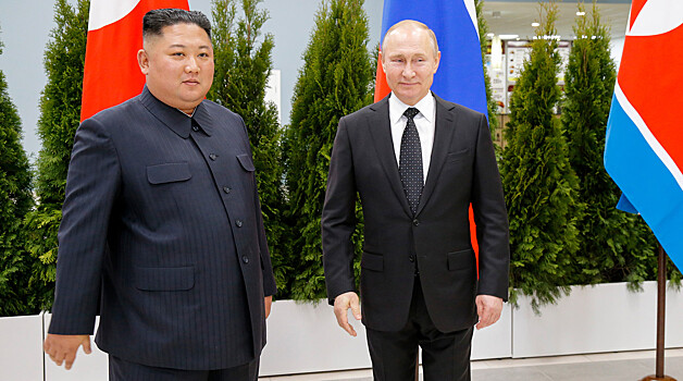 Путин поздравил Ким Чен Ына с днем основания КНДР