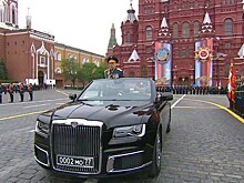 Кабриолеты Aurus приняли участие в параде ко Дню Победы