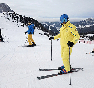 Фернандо Алонсо тренируется в Доломитовых Альпах