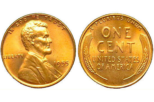 Национальный девиз США впервые напечатали на одноцентовой монете