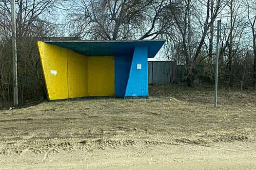 Минтранс Калужской области пообещал закрасить желто-голубые остановки
