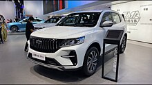 В Россию привезли кроссовер Geely Vision X6 Pro