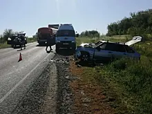 В Самарской области 28 мая столкнулись две отечественные легковушки