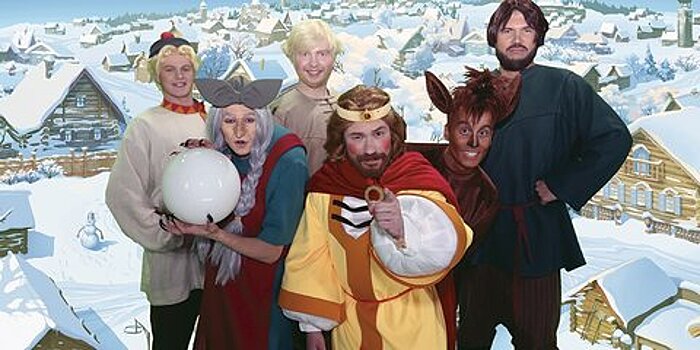 Басков и Спиридонова подарили голоса героям шоу "Три богатыря и сказочное Новогодье"