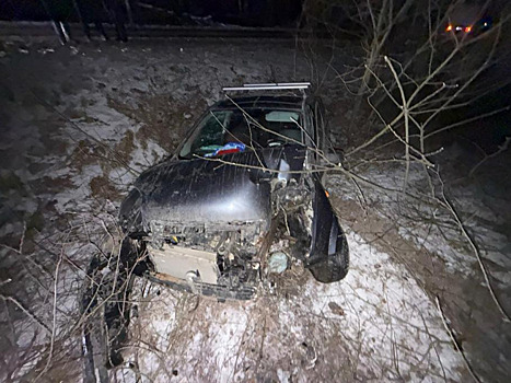 Восьмилетний ребенок пострадал в вылетевшей в кювет иномарке