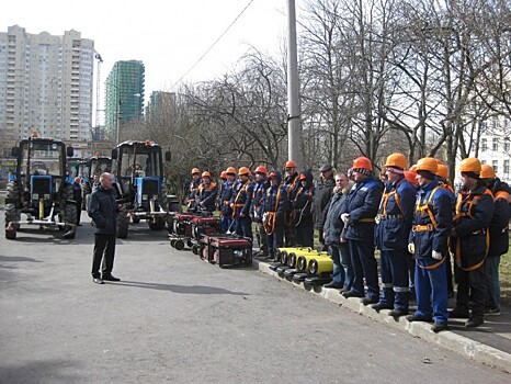 В районе Проспект Вернадского прошли командно-штабные учения