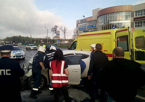 Погоня закончилась столкновением