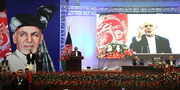 Президент Афганистана А. Гани присутствовал на мероприятии предвыборной кампании