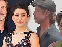 Брэд Питт был замечен с незнакомой брюнеткой