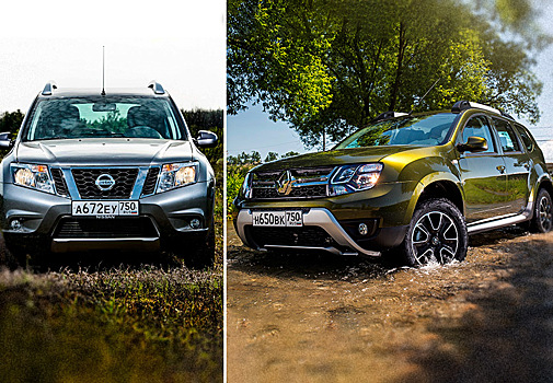 Сравнение Renault Duster и Nissan Terrano: сто и одно отличие