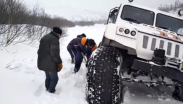 В Магадане бушует непогода