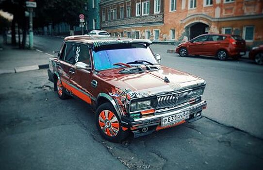 Сеть шокировал тюнинг ВАЗ-2107