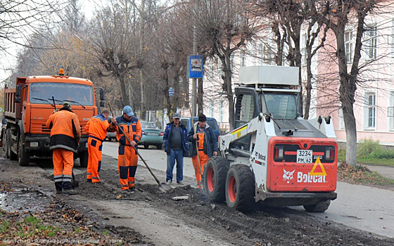 За неделю ямы заделали на девяти рязанских улицах