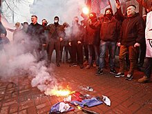 Радикалы устроили погром в офисе Россотрудничества в Киеве