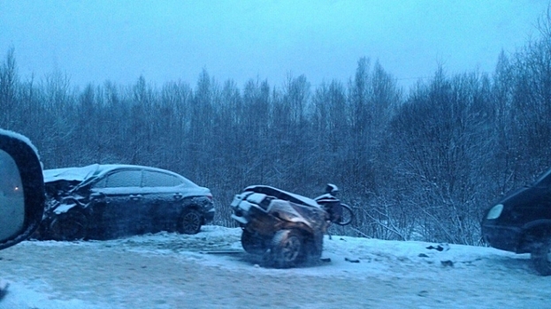 Под Петербургом в ДТП погибли двое человек, еще один пострадал
