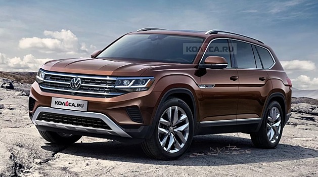 В Сети показали первые изображения обновленного Volkswagen Teramont