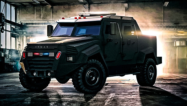 Танки отдыхают: броневик Inkas Sentry, которого смешат пули и мины