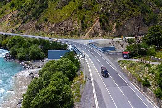 На Транскаме в Северной Осетии отремонтировали мост через Садонку