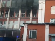 Открытое горение на заводе в Подольске ликвидировано