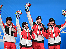 Сборная Германии по санному спорту завоевала золотые медали Олимпиады в командной эстафете