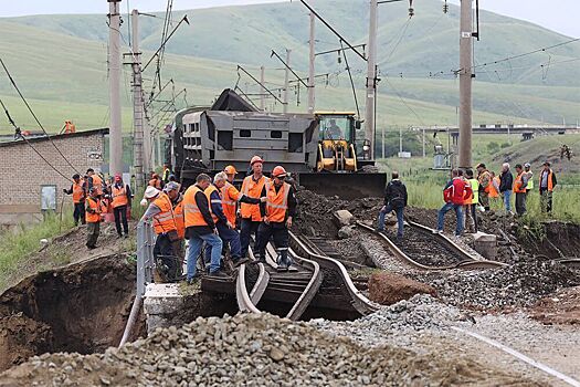 В Забайкалье частично восстановили рухнувший мост