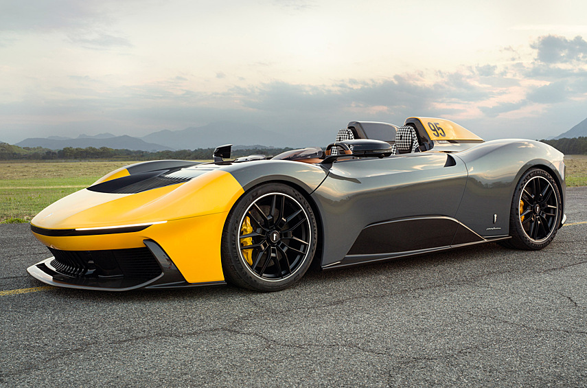 Pininfarina B95. Электрический гиперкар Pininfarina Battista превратился в спидстер B95.
