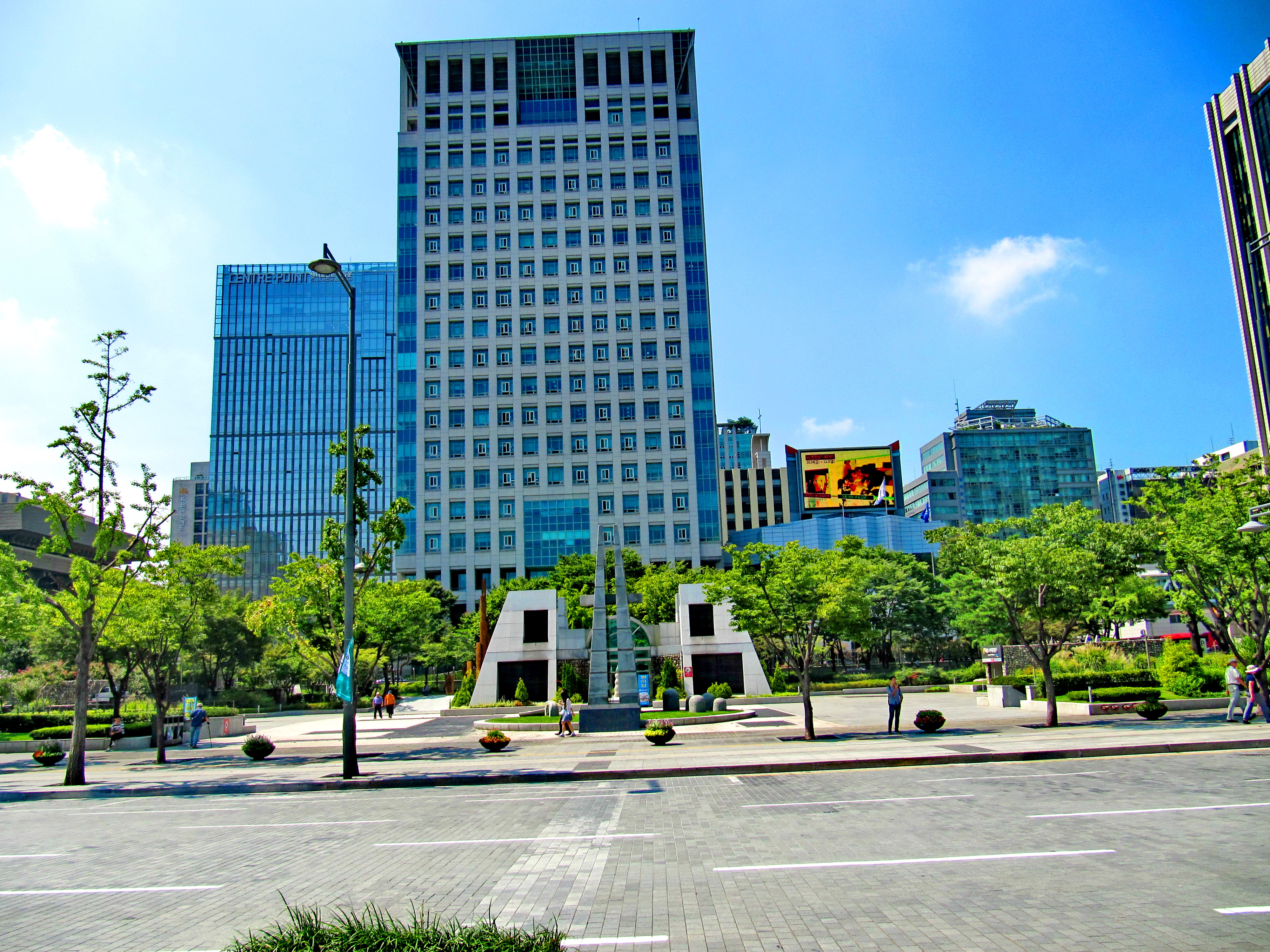 проспект Сечжон Saejong Rd, Сеул, Южная Корея, Азия