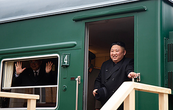В КНДР показали документальный фильм о визите Ким Чен Ына в Россию