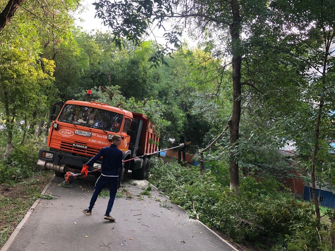 В Оренбурге на улице Беляевской и проспекте Гагарина ликвидировали несанкционированные свалки