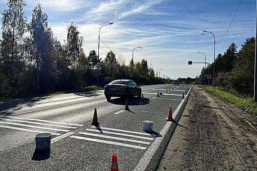 На дорогах Кировской области устанавливают шумовые полосы